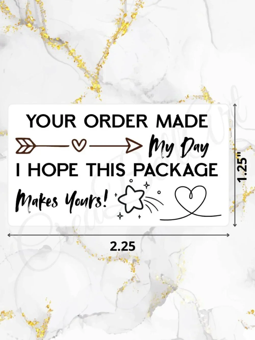 100 Thank you Stickers for Packaging | Small Business Labels